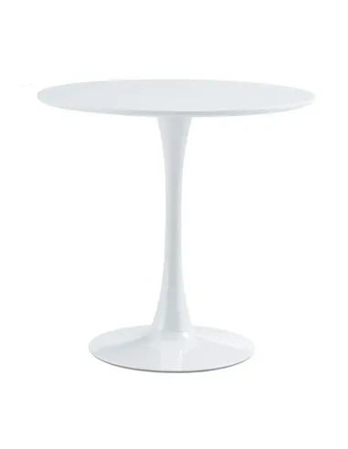 Masă Dining REVENTON NEW, dining, Ø80 cm, MDF laminat și metal | MobilaOK