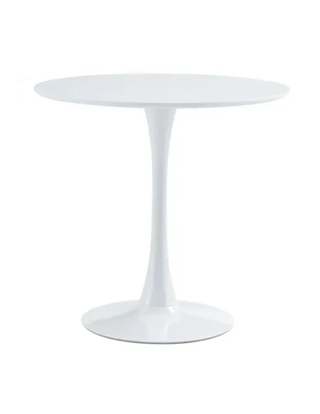 Masă Dining REVENTON NEW, dining, Ø80 cm, MDF laminat și metal | MobilaOK