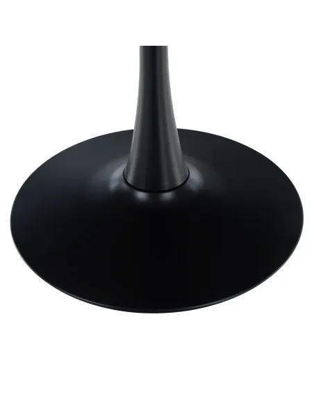 Masă de sufragerie REVENTON NEW, Ø110 cm, PAL și metal | MobilaOK