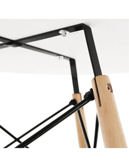 Masă de bucătărie GAMIN 2 NEW 90, bucătărie, Ø90x74 cm, PAL/MDF/lemn | MobilaOK