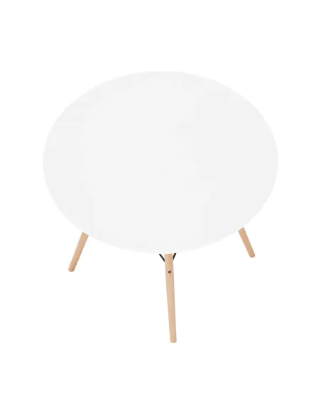 Masă de bucătărie GAMIN 2 NEW 90, bucătărie, Ø90x74 cm, PAL/MDF/lemn | MobilaOK