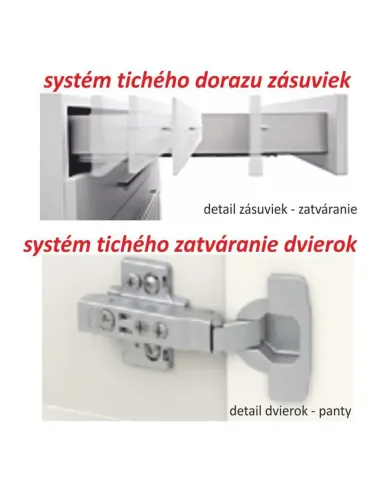 Dulap Superior, LINE ALB G80, Bucătărie, 80x60x32 cm, PAL Melaminat | MobilaOK