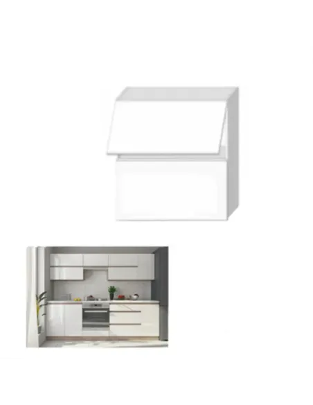 Dulap superior KONDELA, bucătărie, 60x60x32 cm, PAL melaminat | MobilaOK