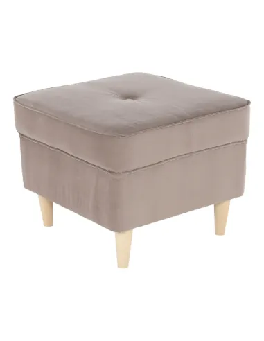 Taburet RUFINO 3 NEW, living, 40x40x40 cm, textil/lemn | MobilaOK
