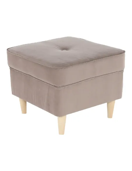 Taburet RUFINO 3 NEW, living, 40x40x40 cm, textil/lemn | MobilaOK