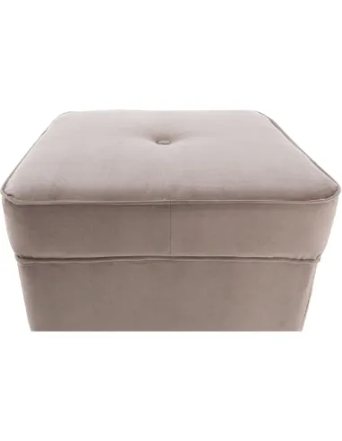 Taburet RUFINO 3 NEW, living, 40x40x40 cm, textil/lemn | MobilaOK