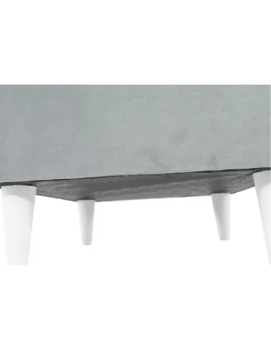 Taburet RUFINO 3 NEW, living, 40x40x40 cm, textil/lemn | MobilaOK