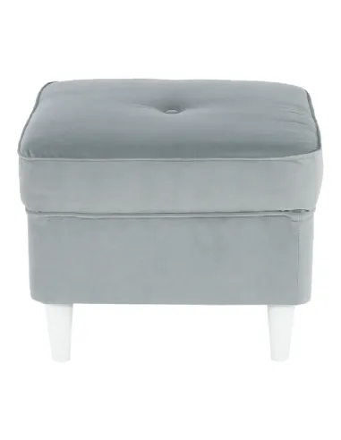 Taburet RUFINO 3 NEW, living, 40x40x40 cm, textil/lemn | MobilaOK