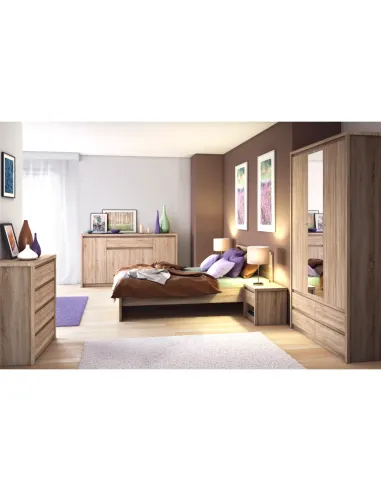 Comodă NORTY TYP 24 pentru dormitor/hol, 46.4x92.8x92 cm, PAL melaminat | MobilaOK
