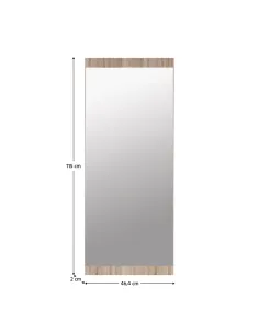 Oglindă NORTY TYP 26, hol/bai, 46.4x115 cm, PAL melaminat | MobilaOK 2