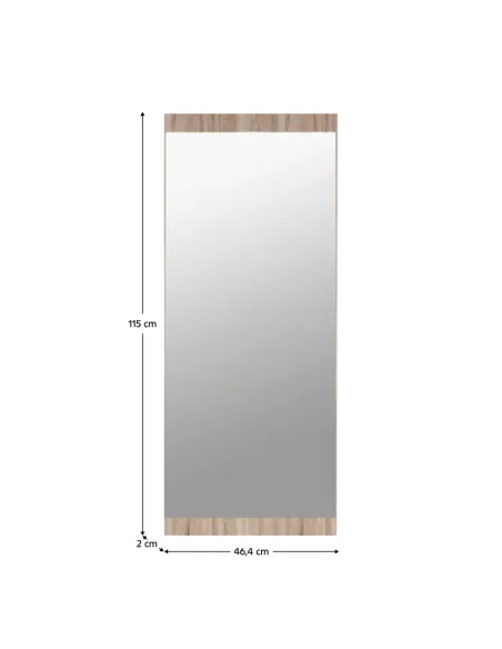 Oglindă NORTY TYP 26, hol/bai, 46.4x115 cm, PAL melaminat | MobilaOK