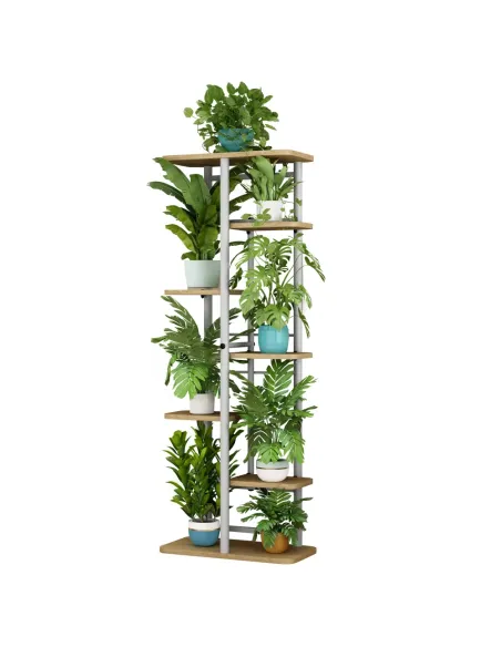 Suport de flori, LEDOR TIP 3, living/balcon, 36x23.5x120 cm, Metal | MobilaOK