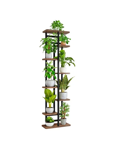 Suport de flori, LEDOR TIP 4, living/balcon, 36x23x120 cm, Metal | MobilaOK