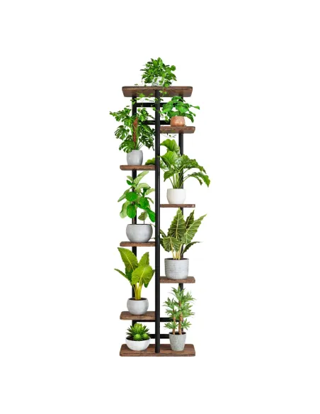 Suport de flori, LEDOR TIP 4, living/balcon, 36x23x120 cm, Metal | MobilaOK
