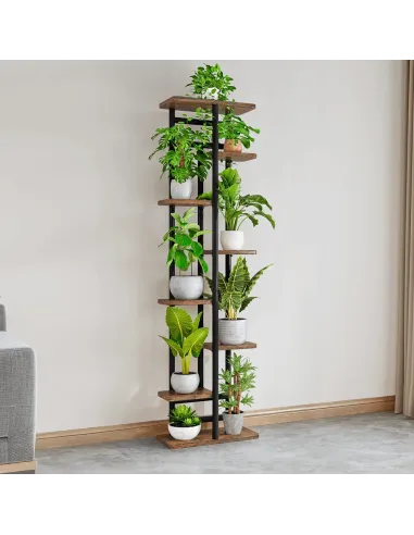 Suport de flori, LEDOR TIP 4, living/balcon, 36x23x120 cm, Metal | MobilaOK