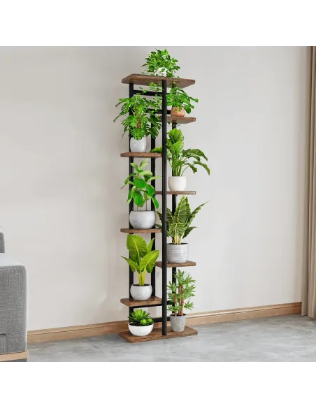 Suport de flori, LEDOR TIP 4, living/balcon, 36x23x120 cm, Metal | MobilaOK