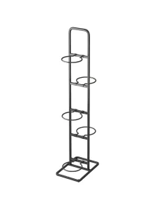 Suport pentru mingi, LOBY, hol/copii/garaj, 38.5x26.5x145 cm, Metal, negru | MobilaOK 2