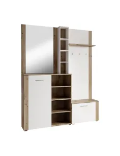 Set anticameră FANDU, hol, 150x32x190 cm, PAL melaminat | MobilaOK