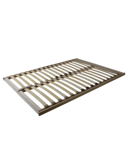Pat, BASIC FLEX FRONT, suport saltea pliabil pentru dormitor, 140x200 cm, lemn de mesteacăn, KONDELA | MobilaOK