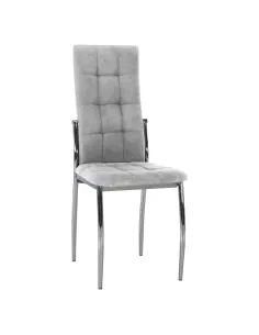 Scaun ADORA 2 NEW, sufragerie/birou, 46x56x99 cm, ţesătură/metal | MobilaOK