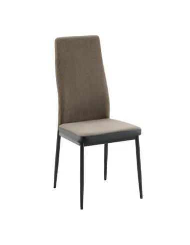 Scaun Bucătărie ENRA NEW, dining, 41x49x98 cm, textil și metal | MobilaOK