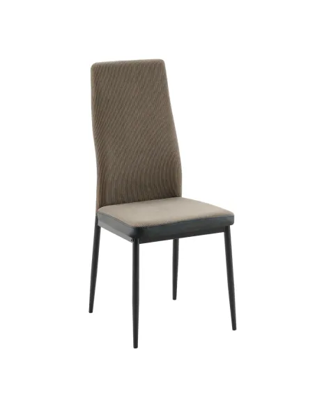 Scaun Bucătărie ENRA NEW, dining, 41x49x98 cm, textil și metal | MobilaOK