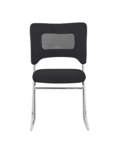 Scaun stivuibil DELOS, living/birou/evenimente, 47x56x82.5 cm, Plastic si crom | MobilaOK 2