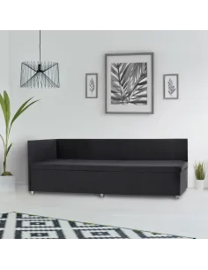 Canapea AURIA UNI, living, 93x204x75 cm, tesatura, KONDELA | MobilaOK 2
