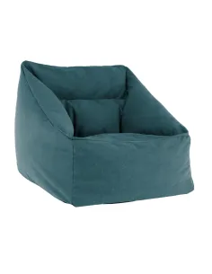 Fotoliu tip sac URASON, living, 80x80x80 cm, material textil verde | MobilaOK 2