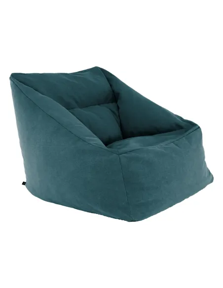 Fotoliu tip sac URASON, living, 80x80x80 cm, material textil verde | MobilaOK