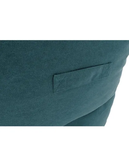 Fotoliu tip sac URASON, living, 80x80x80 cm, material textil verde | MobilaOK
