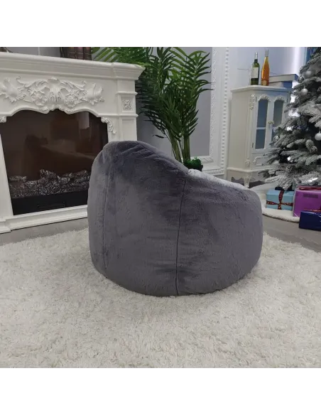 Fotoliu PINGO, sac pinguin living, 74x74x60 cm, pluș | MobilaOK