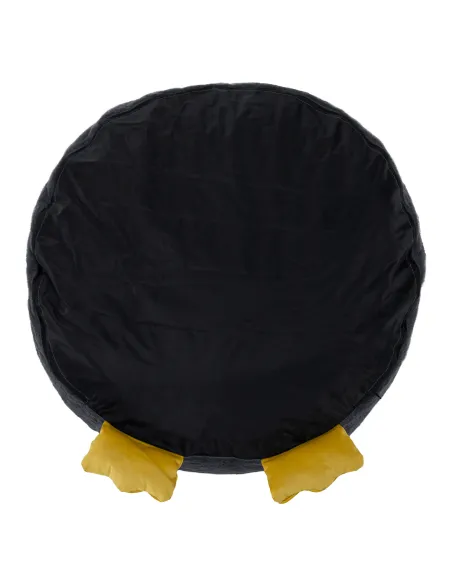 Fotoliu PINGO, sac pinguin living, 74x74x60 cm, pluș | MobilaOK