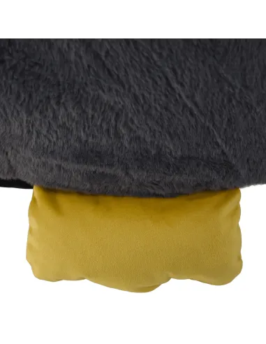 Fotoliu PINGO, sac pinguin living, 74x74x60 cm, pluș | MobilaOK