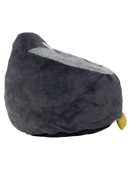 Fotoliu PINGO, sac pinguin living, 74x74x60 cm, pluș | MobilaOK
