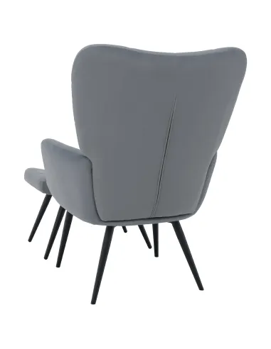 Fotoliu HABEN, living/dormitor, 70x78x97 cm, Velvet/Metal | MobilaOK
