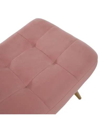 Fotoliu HABEN, living/dormitor/birou, 70x78x97 cm, Velvet roz + cadru metalic | MobilaOK