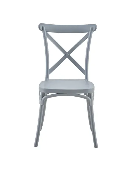 Scaun pliabil SAVITA, interior/exterior, 50x47x90 cm, Plastic gri | MobilaOK