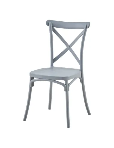 Scaun pliabil SAVITA, interior/exterior, 50x47x90 cm, Plastic gri | MobilaOK