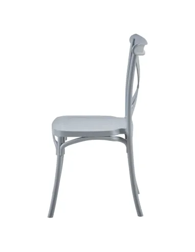 Scaun pliabil SAVITA, interior/exterior, 50x47x90 cm, Plastic gri | MobilaOK