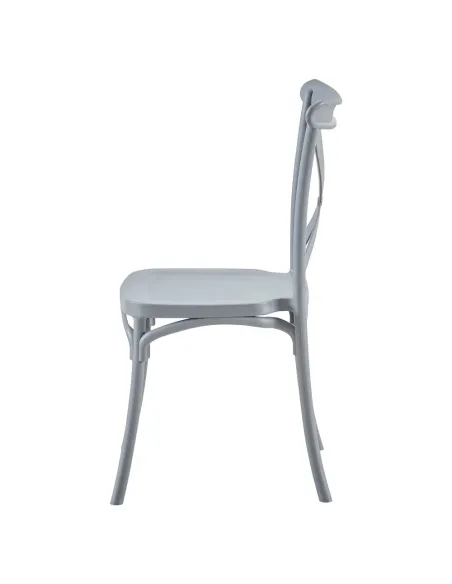 Scaun pliabil SAVITA, interior/exterior, 50x47x90 cm, Plastic gri | MobilaOK