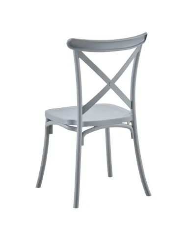 Scaun pliabil SAVITA, interior/exterior, 50x47x90 cm, Plastic gri | MobilaOK