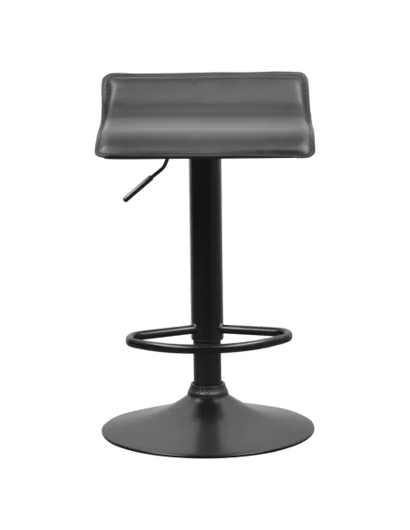 Scaun de bar BAILI, bucătărie/bar, 38x39x64-84.5 cm, piele ecologică și metal | MobilaOK