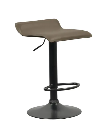 Scaun de bar BAILI, bucătărie/bar, 38x39x64-84.5 cm, Piele ecologică | MobilaOK