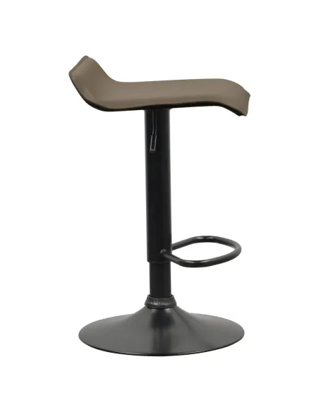 Scaun de bar BAILI, bucătărie/bar, 38x39x64-84.5 cm, Piele ecologică | MobilaOK