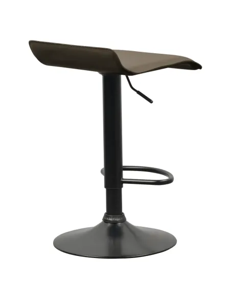 Scaun de bar BAILI, bucătărie/bar, 38x39x64-84.5 cm, Piele ecologică | MobilaOK