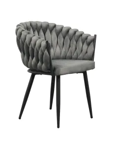 Scaun Bucătărie BLER, 64x55x78 cm, Velvet Metal Cadru Metalic | MobilaOK