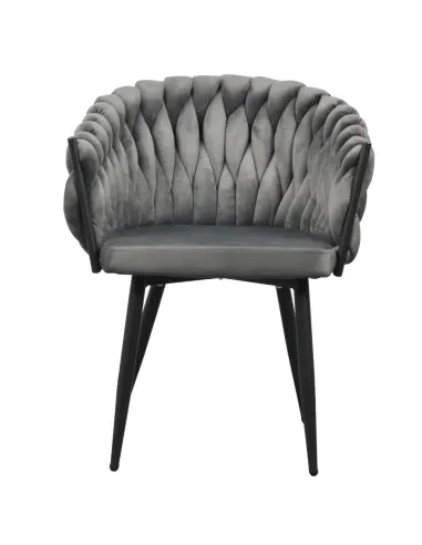 Scaun Bucătărie BLER, 64x55x78 cm, Velvet Metal Cadru Metalic | MobilaOK