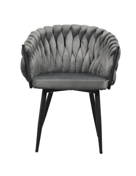 Scaun Bucătărie BLER, 64x55x78 cm, Velvet Metal Cadru Metalic | MobilaOK
