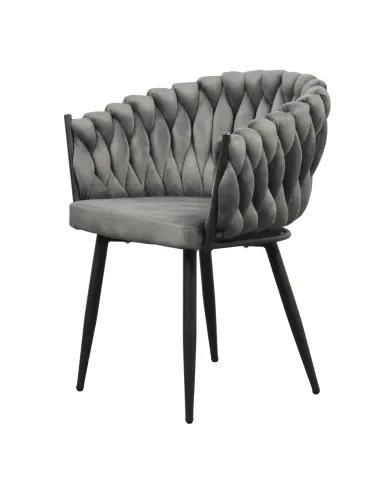 Scaun Bucătărie BLER, 64x55x78 cm, Velvet Metal Cadru Metalic | MobilaOK